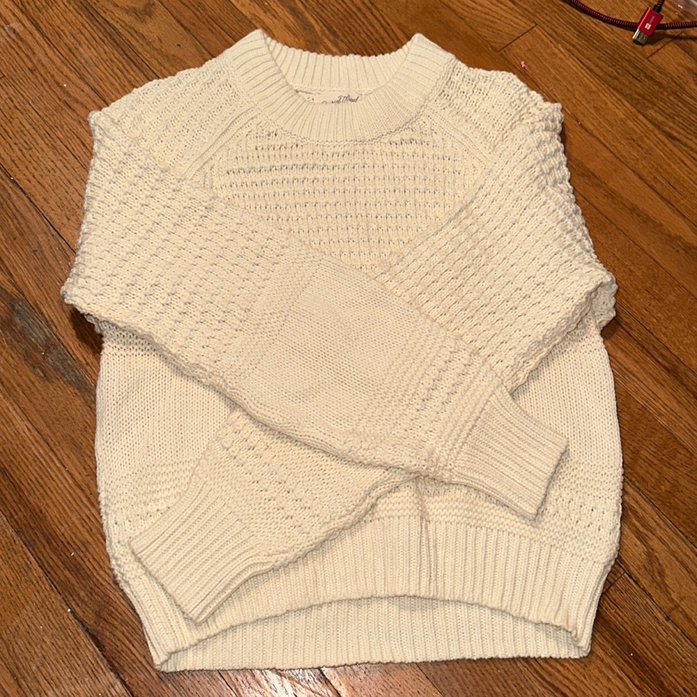 Cream light sweater